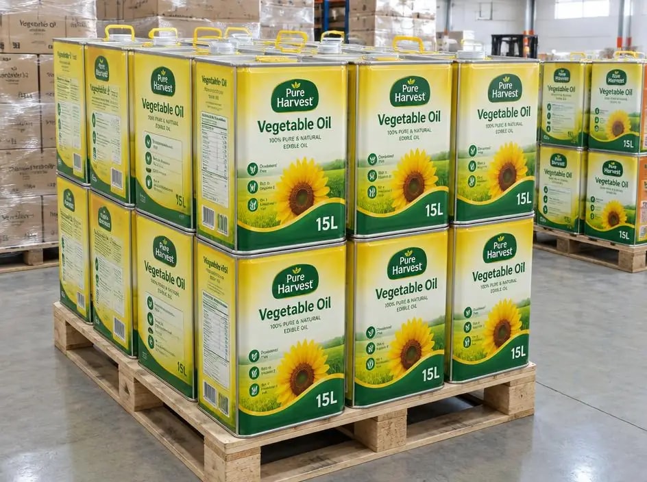 Edible oil tins