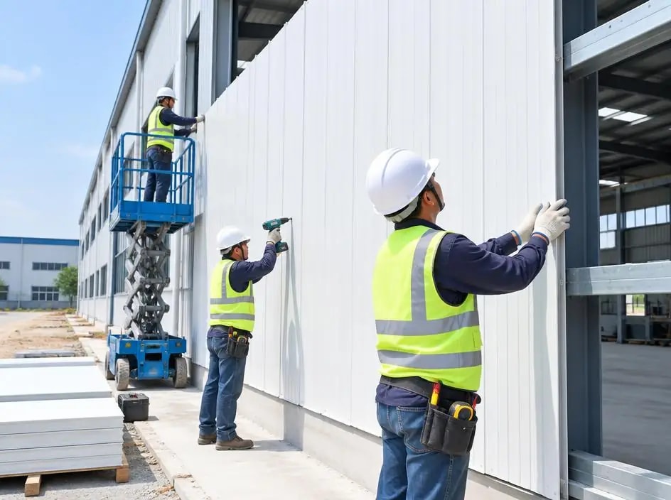 Side wall cladding