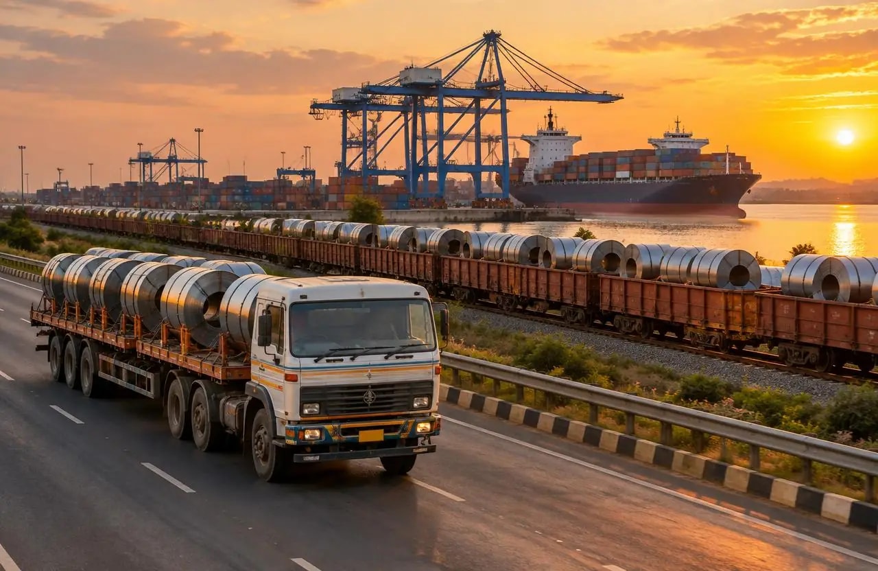 Transportation — road, rail and sea