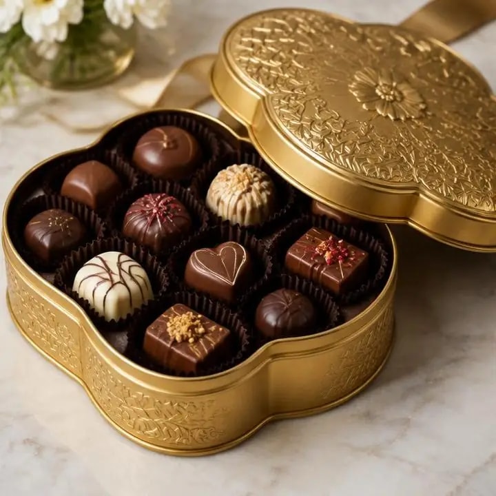 Shaped & Embossed Cans for Premium confectionery