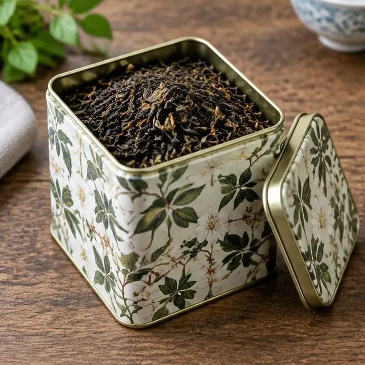 Square & Rectangular Tins for Tea and coffee