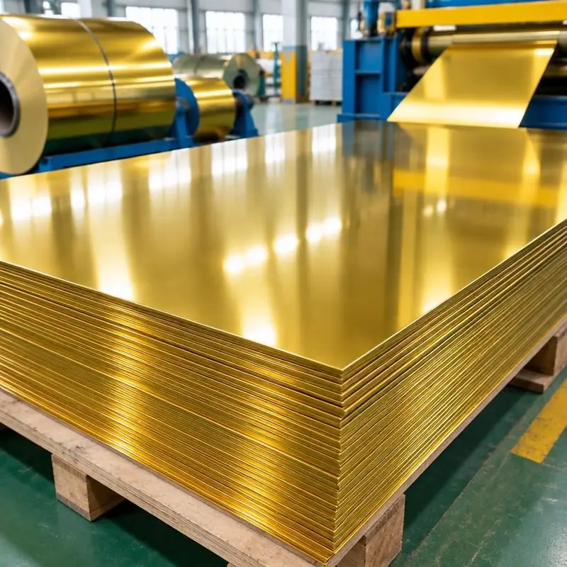 Golden lacquered tinplate