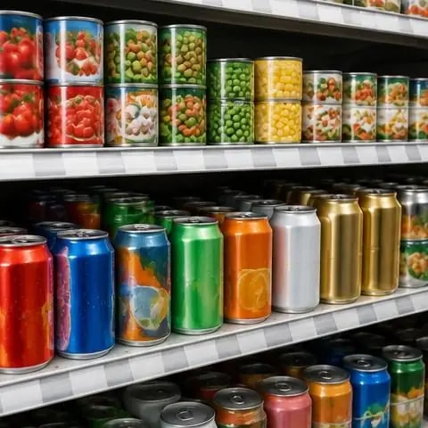 Metal packaging for Food & beverages