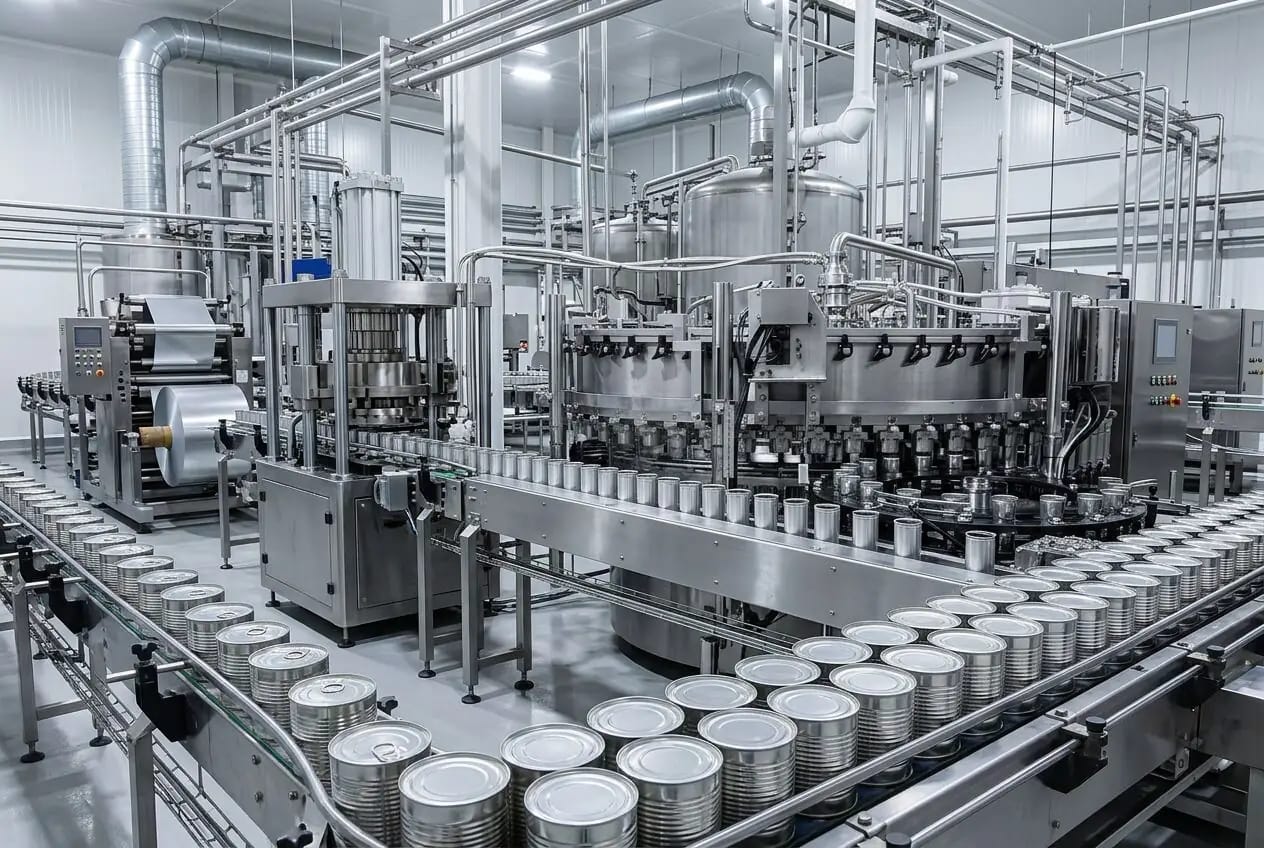 Tin Cans Manufacturing service at Avighna Steel