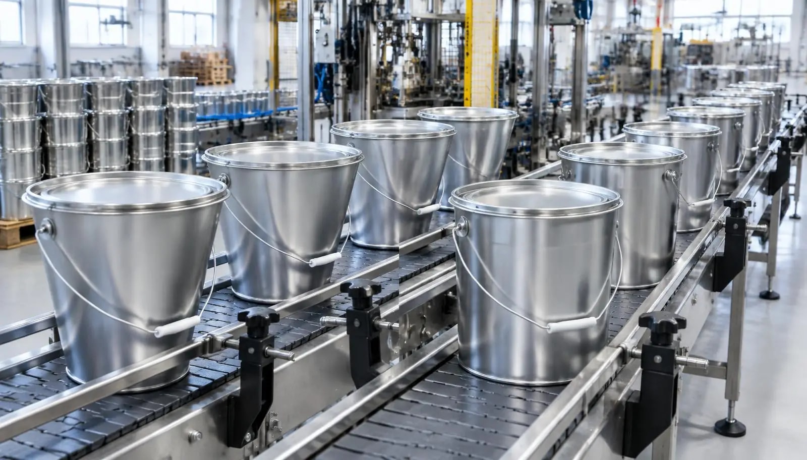 Steel pails